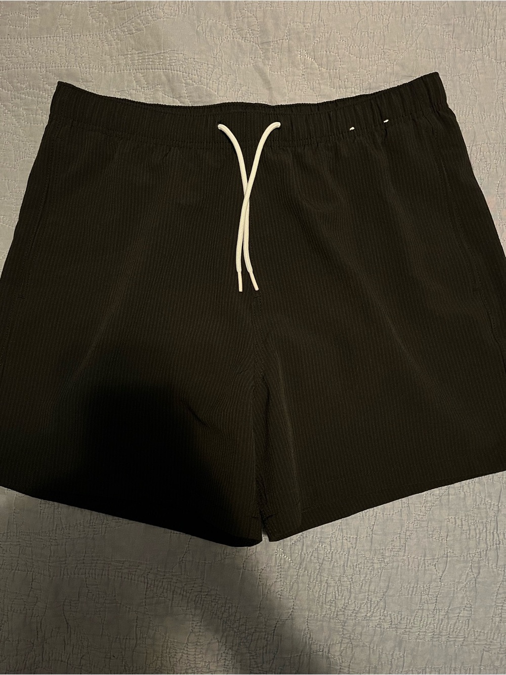 Hollister Seersucker Swim Trunks 5”